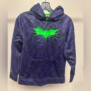 Under Armour Storm Batman Joker Graphic hoodie sweatshirt youth medium 10 / 12